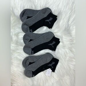 Puma Kids' Socks in Black and Gray